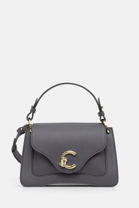 Coccinelle torebka crossbody damska skórzana szara E1 SSL 18 02 21