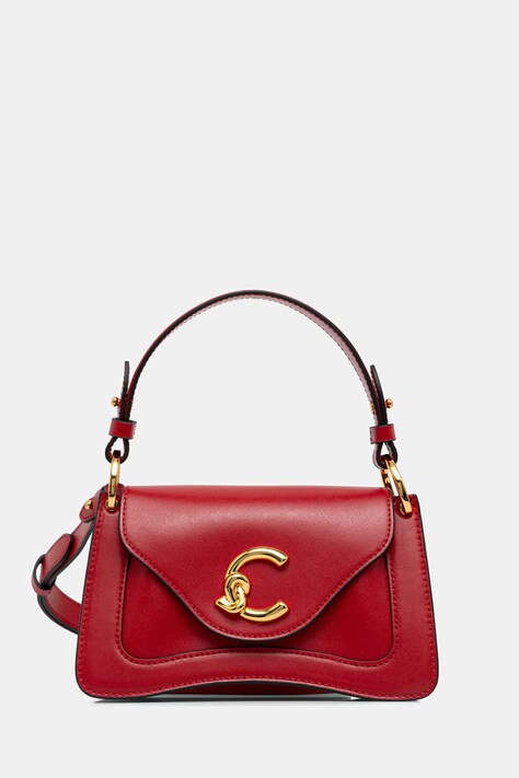 Coccinelle torebka crossbody damska skórzana czerwona E1 SSK 18 04 21