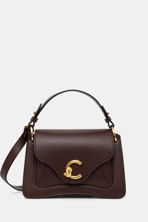 Coccinelle torebka crossbody damska skórzana bordowa E1 SSK 18 02 21