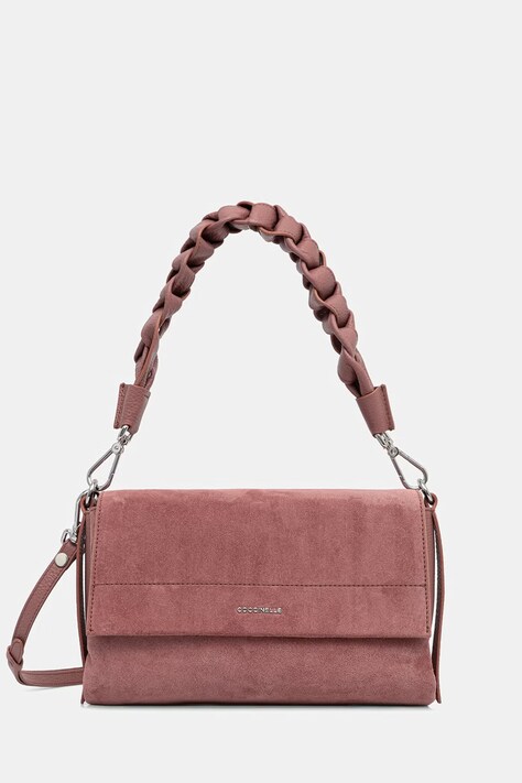 Coccinelle torebka crossbody damska zamszowa różowa E1 P6P 12 01 01
