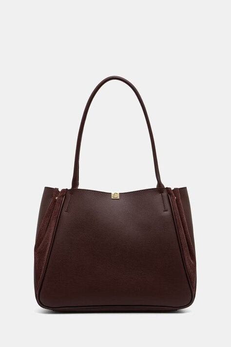 Coccinelle torebka shopper damska skórzana bordowa E1 V60 11 01 01