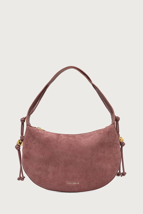 Coccinelle Τσάντα hobo γυναικεία δέρμα σουέτ ροζ E1 VCB 13 03 01