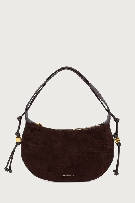 Coccinelle Hobo bag pentru femei din piele întoarsă maro E1 VCB 13 03 01