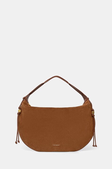 Coccinelle torebka hobo damska zamszowa brązowa E1 VCB 13 01 01