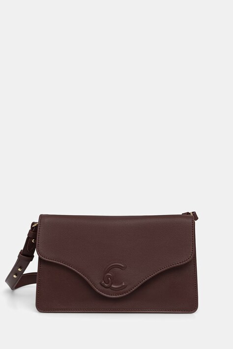 Coccinelle torebka crossbody damska skórzana bordowa E1 VJF 12 02 01