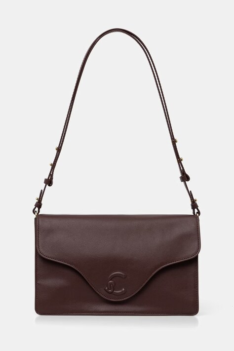 Coccinelle torebka tote damska skórzana bordowa E1 VJF 12 01 01
