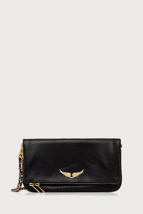 Zadig&Voltaire Torebka crossbody damska skórzana czarna LWBA04382