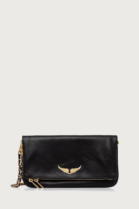 Zadig&Voltaire Torebka crossbody damska skórzana czarna LWBA04382