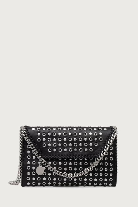 Stella McCartney FALABELLA torebka damska z imitacji skóry czarna 581238.WP0739