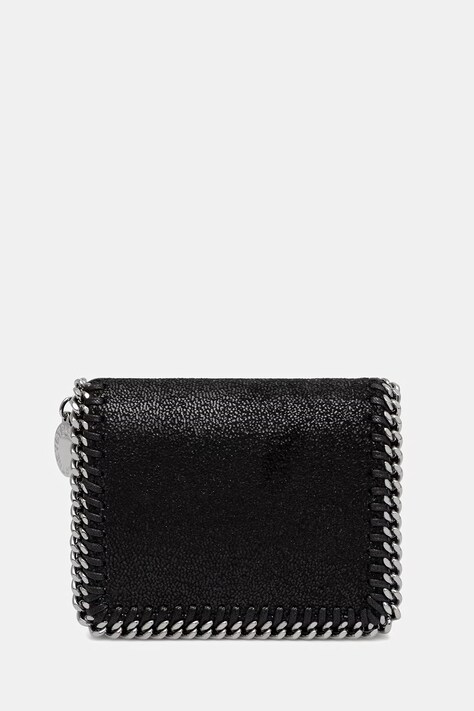 Stella McCartney FALABELLA BIFOLD portfel damski czarny 7P0085.W9132