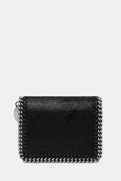 Stella McCartney FALABELLA BIFOLD portfel damski czarny 7P0085.W9132