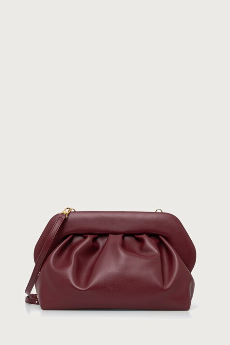 Themoire Torebka crossbody damska z imitacji skóry BIOS bordowa 262WTMB00.OOVF