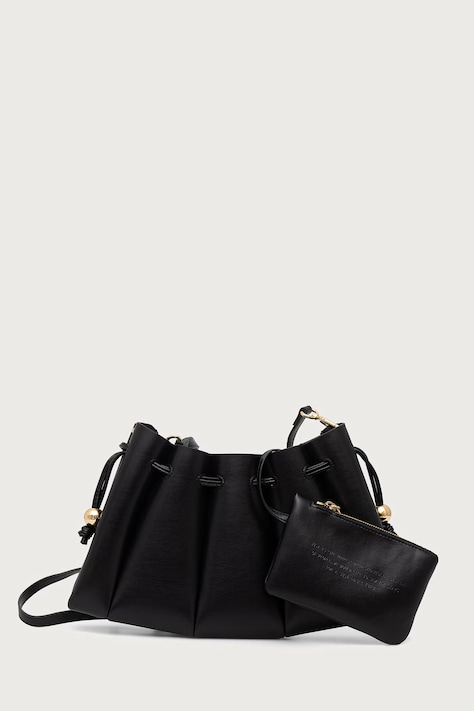 Themoire Torebka crossbody damska skórzana CALIPSO czarna 262WTMCC0.OOVF