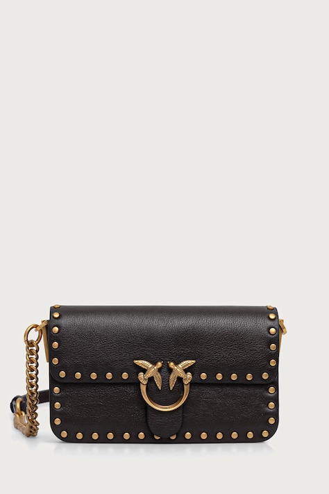 Pinko torebka crossbody damska skórzana brązowa 107345 A2JG