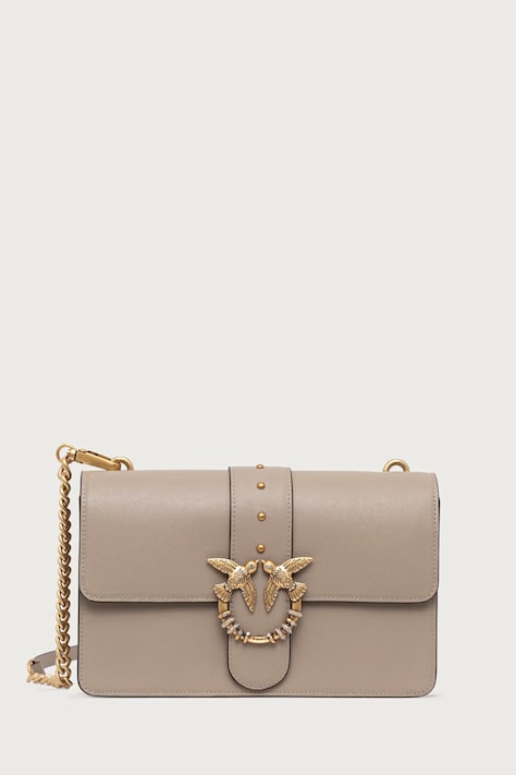Pinko torebka crossbody damska skórzana beżowa 107070 A0F1