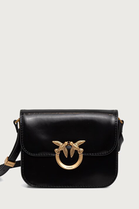 Pinko crossbody kabelka dámská kožená černá 104297 A1EN
