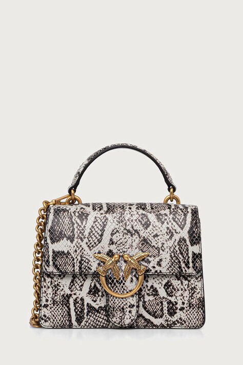 Pinko crossbody torba za žene od imitacije kože siva 100071 A3E5