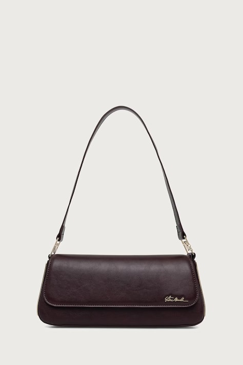 Steve Madden Kabelka typu baguette dámska z imitácie kože Baster burgundská SM13002684