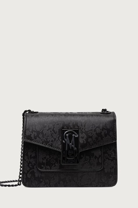 Steve Madden чанта crossbody дамска от имитация на кожа Bartie черна SM13002607