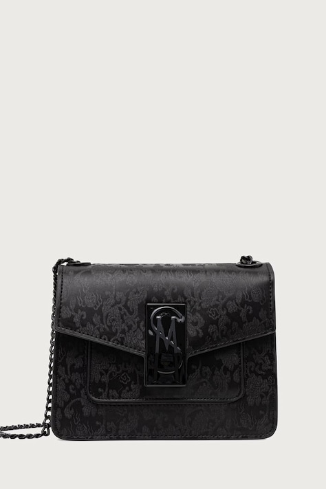 Steve Madden чанта crossbody дамска от имитация на кожа Bartie черна SM13002607