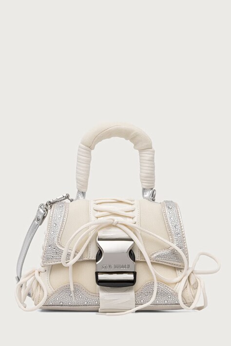Steve Madden Чанта crossbody дамска Bdiego-R сребърна SM13001346