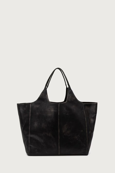 Stand Studio Torebka shopper damska skórzana Lily czarna 66450-7995