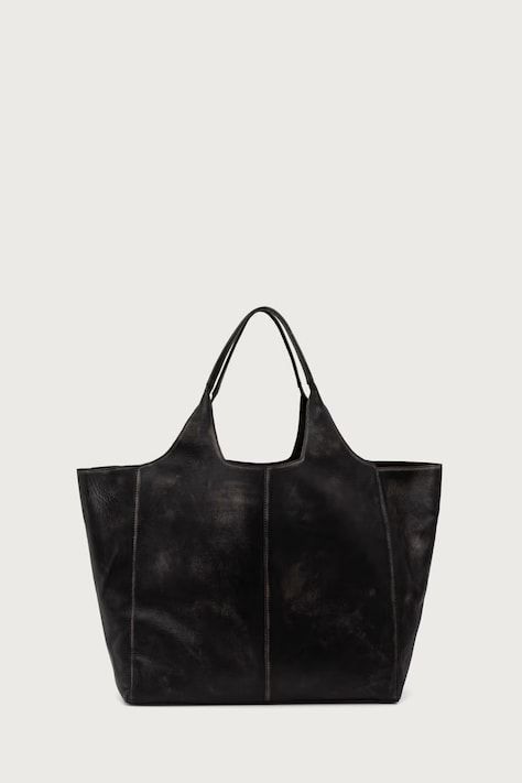 Stand Studio Torebka shopper damska skórzana Lily czarna 66450-7995