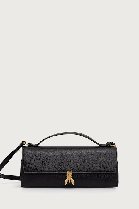 Patrizia Pepe torebka crossbody damska skórzana czarna 8B0117.L133