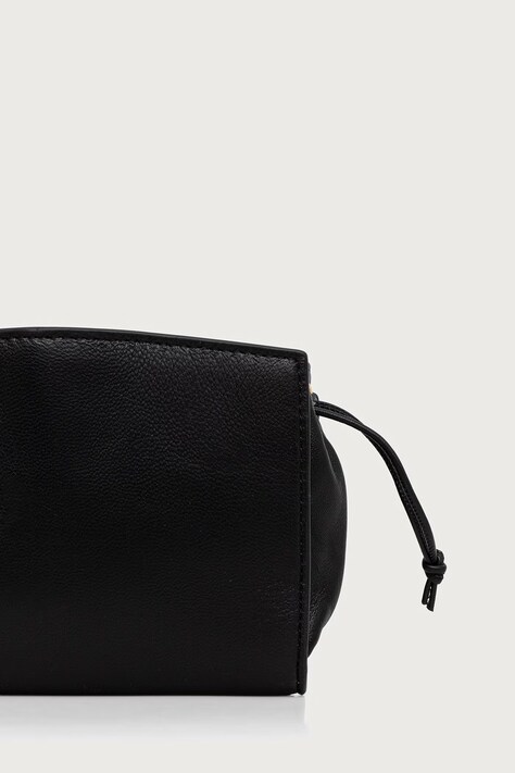 Patrizia Pepe Torebka crossbody dziecięca skórzana czarna 8B0059.L185