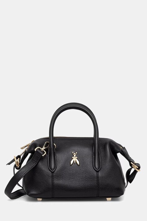 Patrizia Pepe torebka crossbody damska skórzana czarna 8B0010.L162