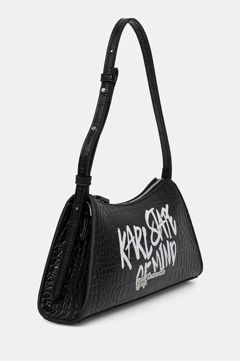 Karl Lagerfeld Jeans сумочка hobo жіноча зі штучної шкіри — AW26-TODZ3J, чорний — фото 2