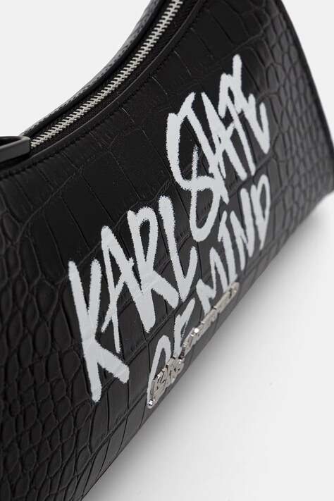 Karl Lagerfeld Jeans сумочка hobo жіноча зі штучної шкіри — AW26-TODZ3J, чорний — фото 4