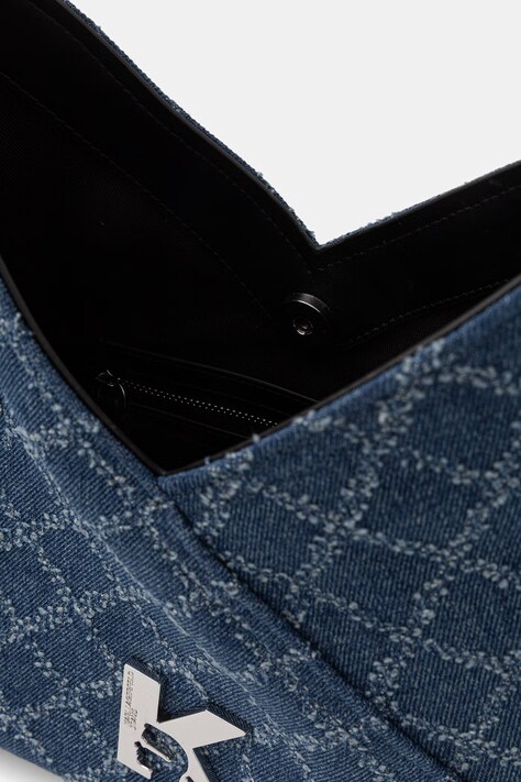 Karl Lagerfeld Jeans сумка-тоут жіноча джинсова — AW26-TODZ3L, блакитний — фото 5