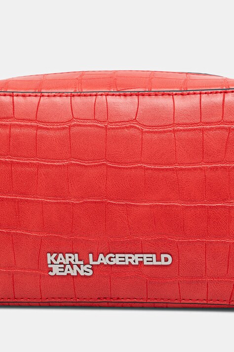 Karl Lagerfeld Jeans сумка крос-боді жіноча зі штучної шкіри — AW26-TODZ3U, червоний — фото 4