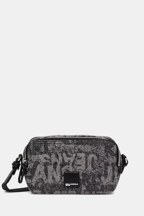 Karl Lagerfeld Jeans torebka crossbody damska jeansowa czarna B3W30177