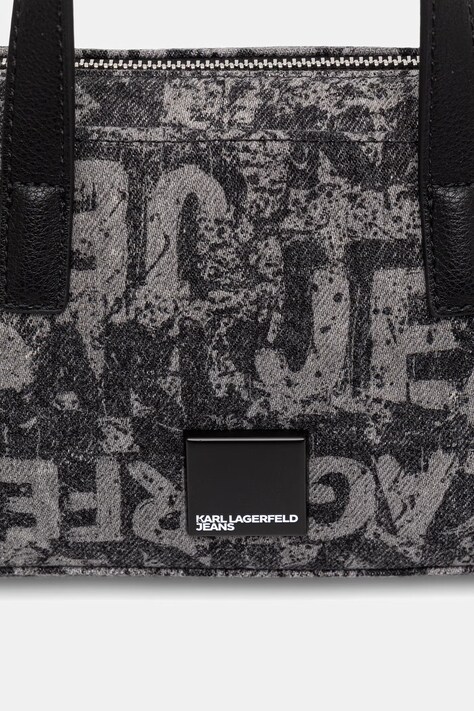Karl Lagerfeld Jeans сумка крос-боді жіноча джинсова — AW26-TODZ3Y, чорний — фото 4