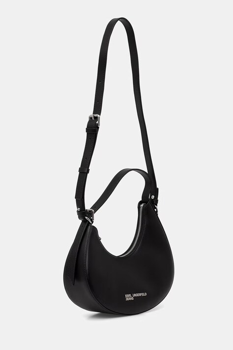 Karl Lagerfeld Jeans сумочка hobo жіноча шкіряна — AW26-TODZ41, чорний — фото 2