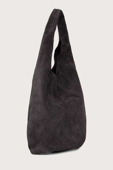 A.P.C. Torebka shopper damska zamszowa le neige szara PXCDS.F67008