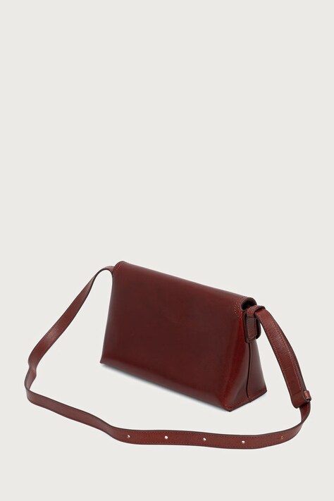 A.P.C. Torebka crossbody damska skórzana sac simone small bordowa PXBVG.F67054
