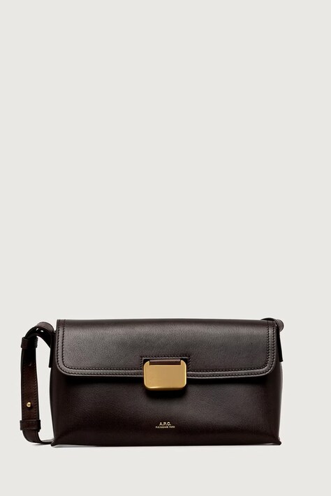 A.P.C. Torebka crossbody damska skórzana sac simone small brązowa PXBVG.F67054