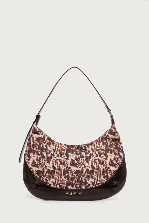 Valentino Bags Torebka hobo damska LINE brązowa VBSAEK14