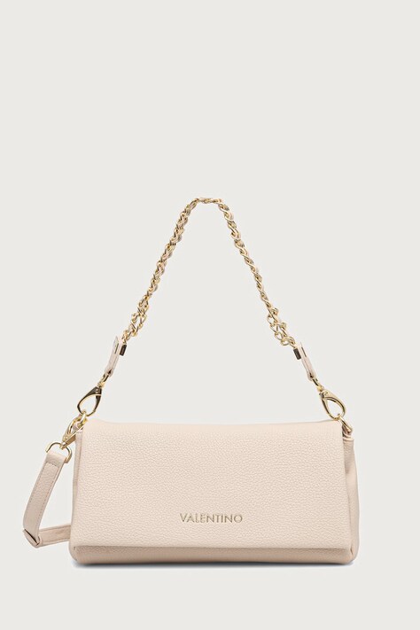 Valentino Bags Torebka crossbody damska z imitacji skóry LENA beżowa VBSACG09