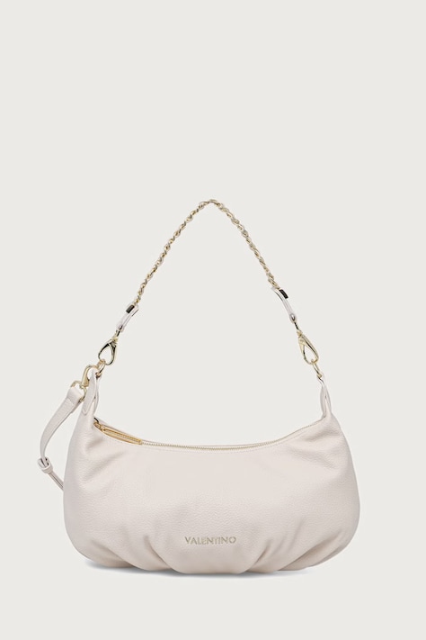 Valentino Bags Torebka hobo damska z imitacji skóry LENA beżowa VBSACG08