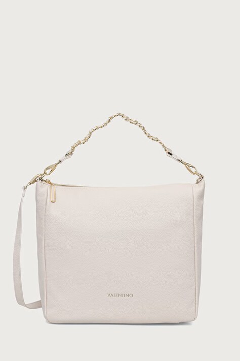 Valentino Bags Torebka crossbody damska z imitacji skóry LENA beżowa VBSACG07