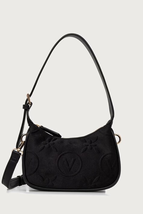 Valentino Bags Torebka crossbody damska SAMBA VELVET czarna VBSACX13