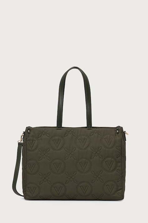 Valentino Bags Torebka shopper damska PUFFY zielona VBSAD001