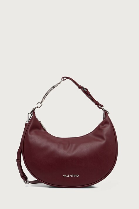 Valentino Bags Torebka crossbody damska z imitacji skóry ELINOR bordowa VBSACV07