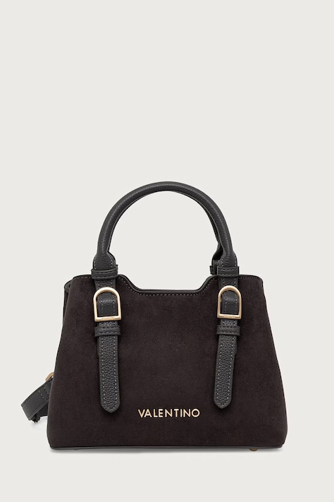 Valentino Bags Torebka crossbody damska z imitacji zamszu WINNIE WINTER zielona VBSABH04