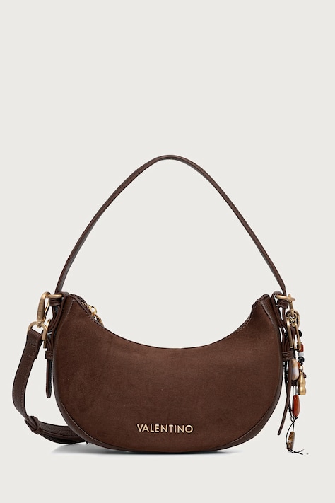 Valentino Bags Torebka crossbody damska z imitacji zamszu WINNIE WINTER brązowa VBSABH13