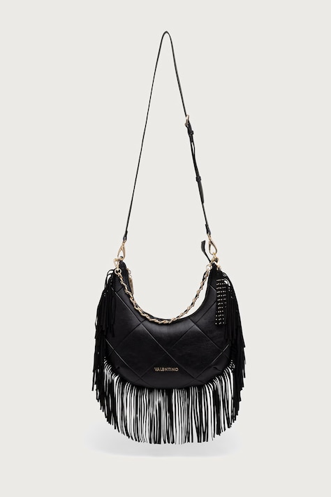 Valentino Bags Torebka crossbody damska z imitacji skóry ASTRID czarna VBSAD207